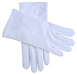 high end, white gloves
