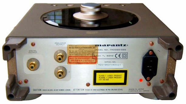 Marantz CD23 Rear